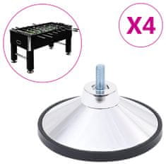 Vidaxl VidaXL Foosball Table Nohy 4 ks Chrome