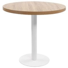 Greatstore Bistro stolek světle hnědý 80 cm MDF