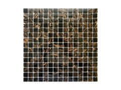 Pavemosa Skleněná mozaika tmavě hnědá MSG38 327x327 mm