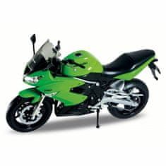 Welly Motocykl kawasaki ninja 650r 1:10 zelený