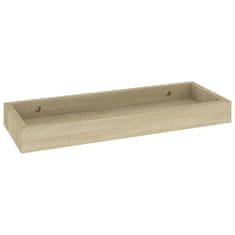 Greatstore Nástěnné police Loggia 4 ks dub 40 x 15 x 4 cm MDF