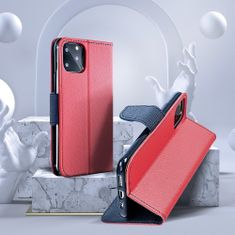 MobilMajak Pouzdro / obal na Huawei P40 Lite E červené - knížkové Fancy Book