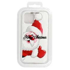 TEL PROTECT Vánoční pouzdro Christmas pro iPhone 12/ iPhone 12 Pro - vzor 4 Santa