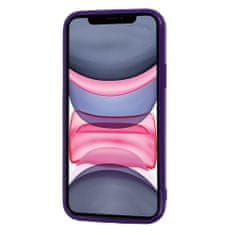 TopQ Kryt Jelly Case pro Iphone 12 Mini fialový