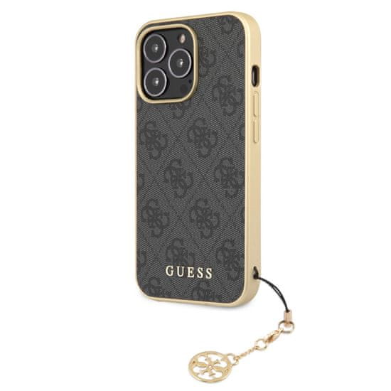 Guess Guess 4G Charms Zadní Kryt pro iPhone 13 Pro Grey