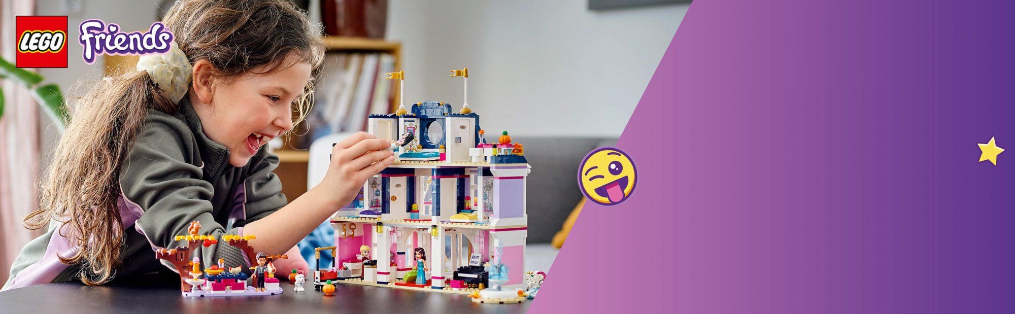 LEGO Friends 41684 Hotel v městečku Heartlake