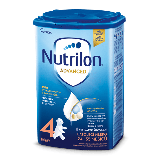 Nutrilon 4 Advanced batolecí mléko 800g, 24+