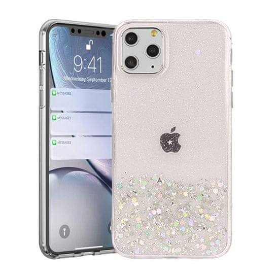 Vennus Brilliant clear pouzdro pro iPhone 11 Pro - světle růžová