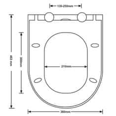 Olsen Spa WC sedátko KENT