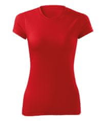 Grooters Červené dámské bavlněné tričko bez potisku Velikost: S