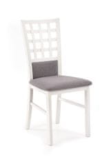 Halmar Jídelní židle Gerard 3 BIS - bílá / světle šedá