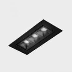 KOHL LIGHTING KOHL-Lighting NSES TILT zapuštěné svítidlo s rámečkem 123x58 mm černá 6 W CRI 90 4000K PUSH