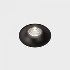 KOHL LIGHTING KOHL-Lighting LUXO zapuštěné svítidlo s rámečkem pr.85 mm černá 38° 8W CRI >80 2700K 1.10V