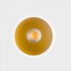 KOHL-Lighting NOON zapuštěné svítidlo s rámečkem pr.93 mm bílá-zlatá 38° 10 W CRI >80 2700K Non-Dimm