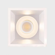 KOHL LIGHTING KOHL-Lighting NOON SQ zapuštěné svítidlo s rámečkem 93x93 mm bílá 38° 10 W CRI >80 3000K PUSH