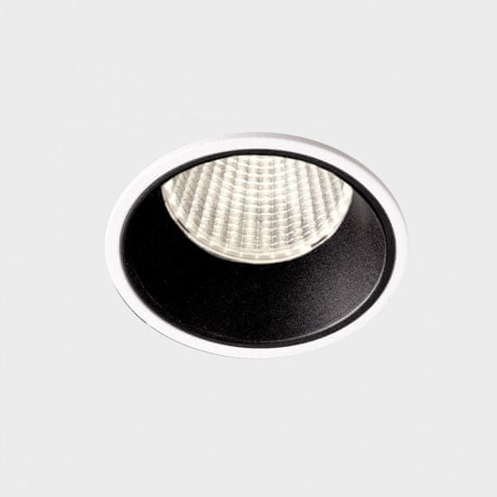 KOHL LIGHTING KOHL-Lighting VERSUS zapuštěné svítidlo s rámečkem pr. 80 mm bílá-černá 38° 15 W CRI >80 3000K PUSH