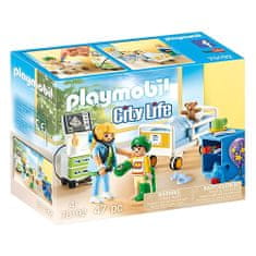 Playmobil Dětský nemočniční pokoj , Nemocnice, 47 dílků