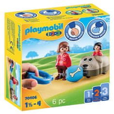 Playmobil Můj tahací pejsek , 1.2.3, 6 dílků