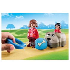 Playmobil Můj tahací pejsek , 1.2.3, 6 dílků