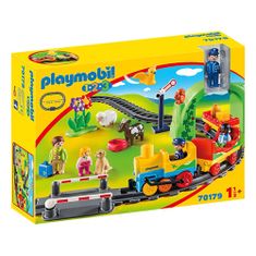 Playmobil Moje první vláčkodráha , 1.2.3, 36 dílků