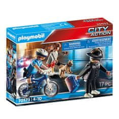 Playmobil Policejní kolo , Policie, 17 dílků