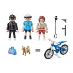 Playmobil Policejní kolo , Policie, 17 dílků