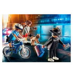 Playmobil Policejní kolo , Policie, 17 dílků