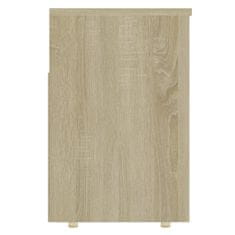 Greatstore Lavice s botníkem dub sonoma 105 x 30 x 45 cm dřevotříska