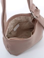 Marina Galanti kožená kabelka přes rameno - hobo bag - tělová