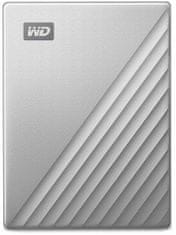 Western Digital WD My Passport Ultra - 4TB, stříbrná (WDBFTM0040BSL-WESN)