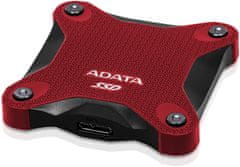 Adata ASD600Q, USB3.1 - 480GB, červená (ASD600Q-480GU31-CRD)