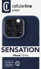 CellularLine Ochranný silikonový kryt Sensation pro Apple iPhone 13 Pro SENSATIONIPH13PROB, modrý - rozbaleno