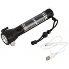 JAF Capture Multifunkční Svítilna Solar Power Flashlight (526)