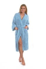 Interkontakt Dámský župan model KIMONO 06 Light Blue Velikost županu S