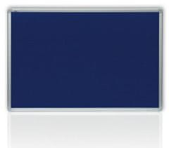 2x3 Filcová modrá tabule v hliníkovém rámu 90x120 cm - P-TTA129-1