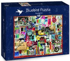 Blue Bird Puzzle Šití