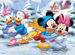 Puzzle Mickey Mouse - společné bruslení - DĚTSKÉ PUZZLE
