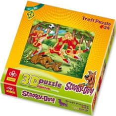 Puzzle Scooby Doo - Fotbal - PUZZLE s 3D efektem