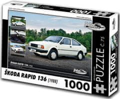 RETRO-AUTA© Puzzle Škoda Rapid 136 (1988)