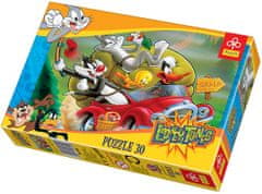 Puzzle Looney Tunes - jízda - DĚTSKÉ PUZZLE