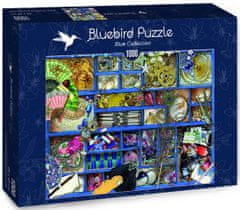 Blue Bird Puzzle Modrá kompozice