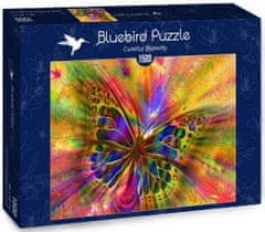 Blue Bird Puzzle Barevný motýl