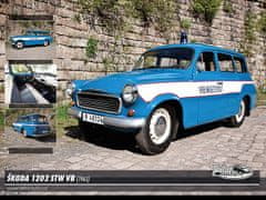 RETRO-AUTA© Puzzle Škoda 1202 STW VB (1965)