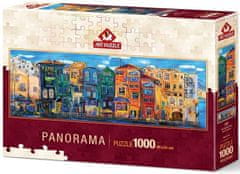 Art puzzle Puzzle Barevné město - PANORAMATICKÉ PUZZLE