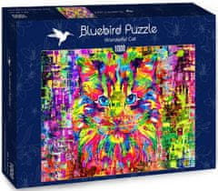 Blue Bird Puzzle Koláž - kočka