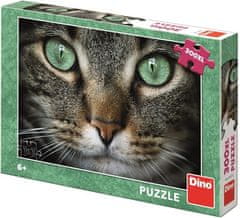 Dino Puzzle Zelenooká kočka - DĚTSKÉ PUZZLE