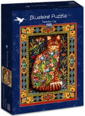 Blue Bird Puzzle Mourovaté kotě