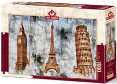 Art puzzle Puzzle Tři města - tři věže