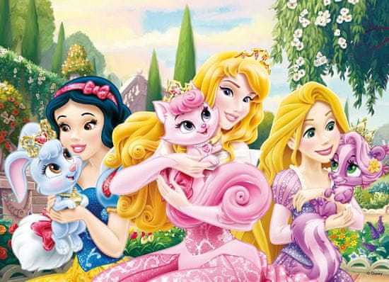 Puzzle Princezny se zvířátky - DĚTSKÉ PUZZLE