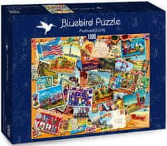 Blue Bird Puzzle Pohlednice z USA